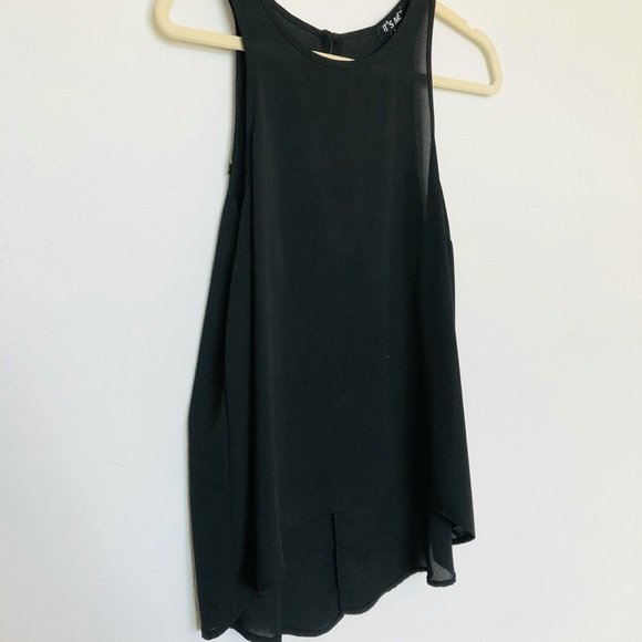 It’s Me black sleeveless blouse women’s - Picture 1 of 5